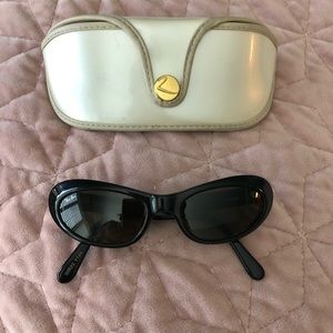 RAY BAN VINTAGE B&L W2522 THICK BLACK G15 UV LENS SLEEK CATS RITUALS SUNGLASSES